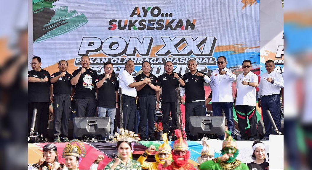 Menpora Launching PON XXI/2024 Aceh-Sumut, Edy Rahmayadi Ajak Seluruh Rakyat Sumut Jadi Tuan Rumah yang Baik