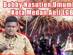 Bobby Nasution Umumkan Kota Medan Anti LGBT