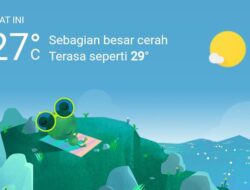 Cuaca Hari Ini, Kamis 26 Januari 2023, Diperkirakan Medan Hujan dari Siang Hingga Malam