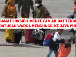Suasana di Oksibil Mencekam Akibat Teror KKB, Ratusan Warga Mengungsi ke Jayapura