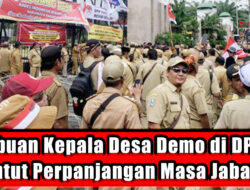 Ribuan Kepala Desa Demo di DPR, Tuntut Perpanjangan Masa Jabatan