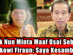 Cak Nun Minta Maaf Usai Sebut Jokowi Firaun : Saya Kesambet