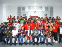 Bupati Sergai Sambut Rombongan Ekspedisi Geopark Kaldera Toba SMSI