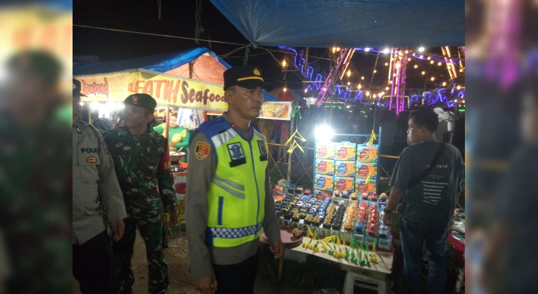 Polsek Indrapura Gelar Patroli Gabungan Antisipasi Tindak Kejahatan