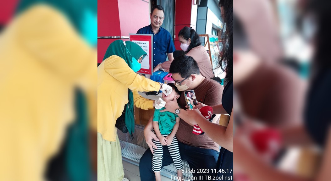 Puskesmas Teladan Gelar Imunisasi Polio Di Ramayana Plaza