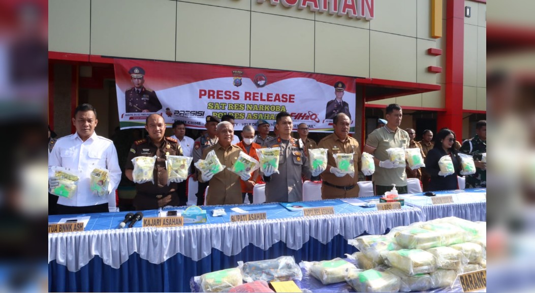 Polres Asahan Amankan 50 Kg Sabu Berikut Satu Tersangkanya