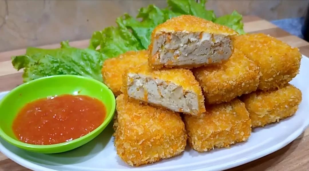 Hmm, Lezatnya Sarapan Pagi dengan Nugget Tahu: Isi Ayam Lezat Nikmat