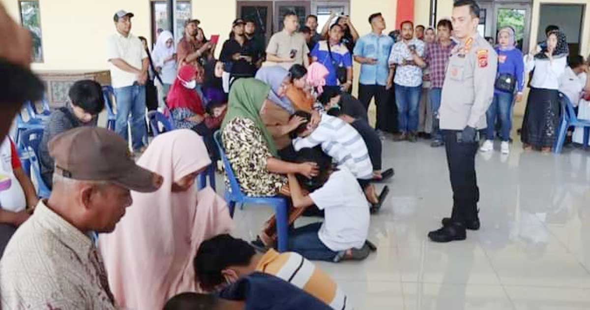 Tawuran, 5 Tersangka, 1 Korban, Dilempar Pisau Nancap di Dada
