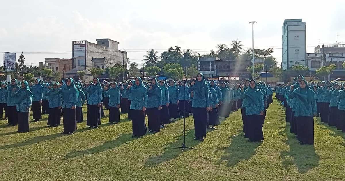 PKK se-Batu Bara Serukan Komitmen Gema War Or Drugs