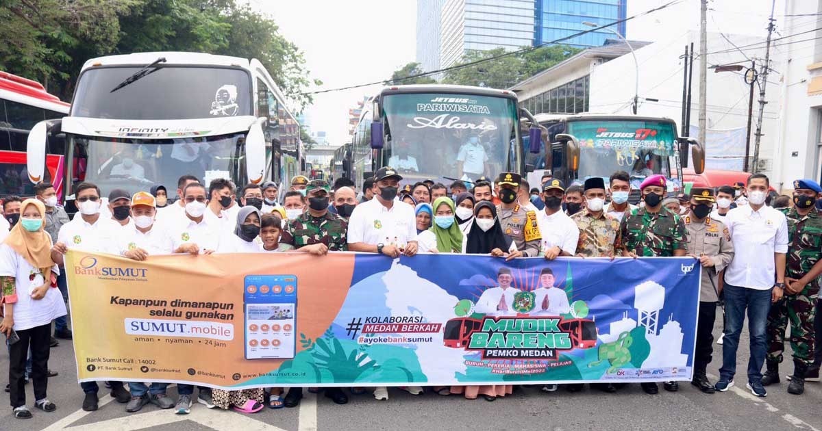 Hore, 15 Ribu Warga Medan Bisa Mudik Gratis Lagi pada Idul Fitri Tahun Ini