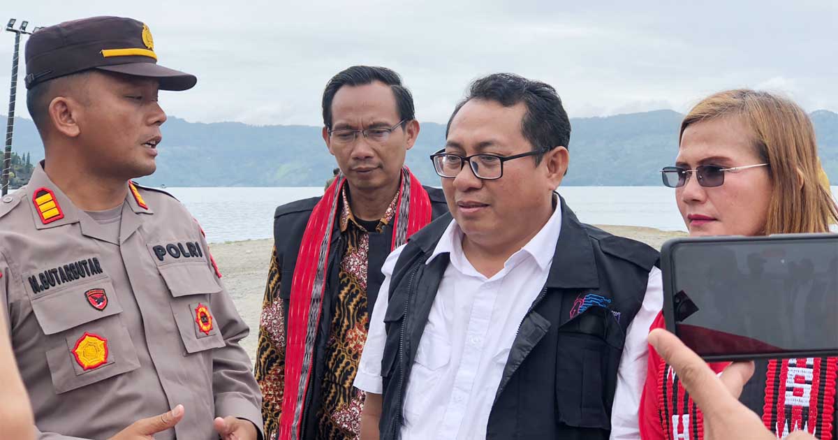 HPN 2023 : Pelayanan Aparat Keamanan Ekspedisi Geopark Kaldera Toba SMSI Membanggakan