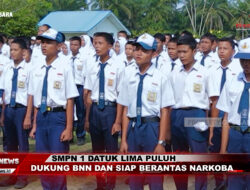 SMP Negeri 1 Datuk Lima Puluh Dukung BNN dan Siap Berantas Narkoba | Info BIsanews