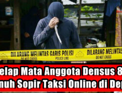 Gelap Mata Anggota Densus 88 Bunuh Sopir Taksi Online di Depok