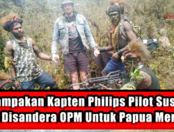 Penampakan Kapten Philips Pilot Susi Air yang Disandera OPM Untuk Papua Merdeka