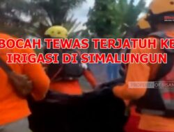 Bocah Tewas Terjatuh Ke Irigasi di Simalungun