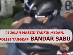 Di Jalan Masjid Taufik Medan, Polisi Tangkap Bandar Sabu