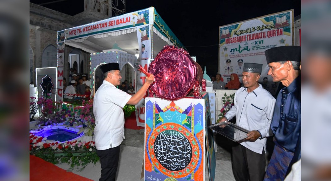 Bupati Batu Bara Tutup MTQ Sei Balai