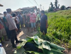 Mayat Johannes Ditemukan Warga Dalam Parit