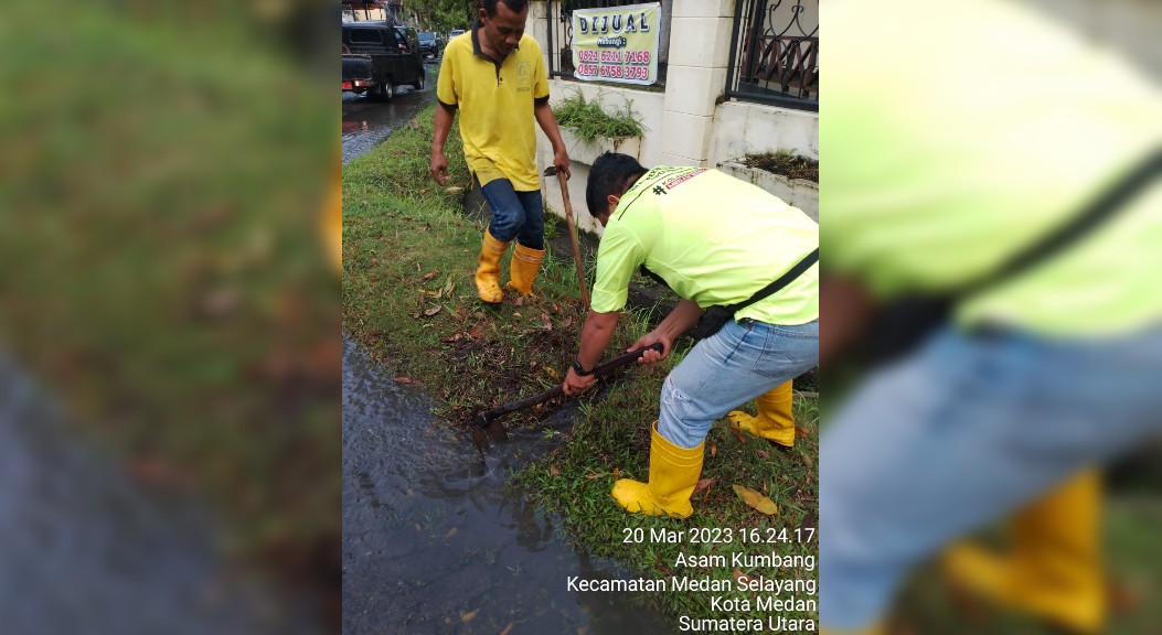 Duh, Hujan Sejam Duajam Komplek Elit Taman Setia Budi Indah Medan Kebanjiran