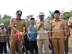 Bupati Sergai Dan Wabup Resmikan Pembangunan Ruas Jalan Paya Lombang – Suka Damai