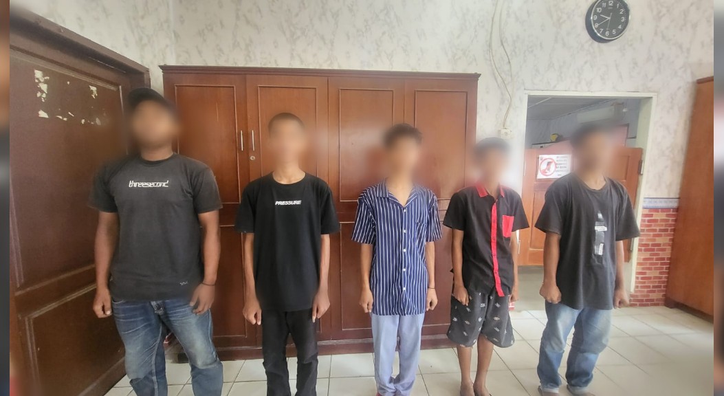 Polisi Amankan 5 Terduga Pelaku Aksi Balap Liar