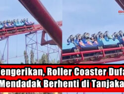 Mengerikan, Roller Coaster Dufan Mendadak Berhenti di Tanjakan