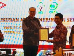 Mujur Grup Terima Sertifikat PEFC/IFCC