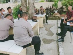 Kapolsek Indrapura Minta Personel Tingkatkan Kinerja