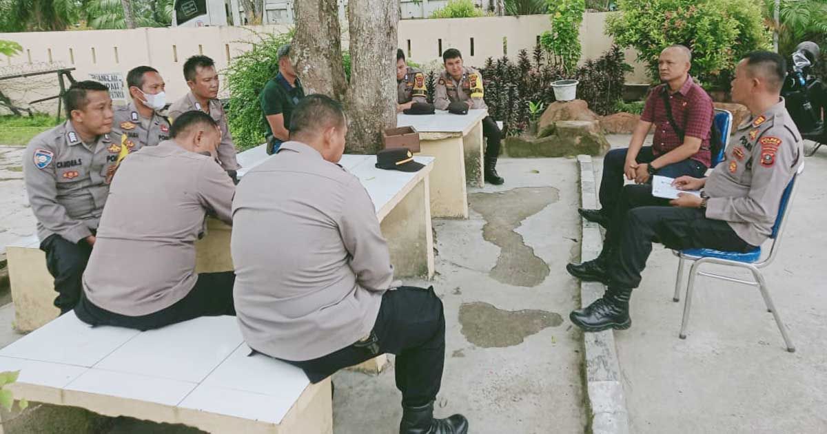 Kapolsek Indrapura Minta Personel Tingkatkan Kinerja