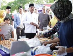 Bupati Sergai Buka Bazar Kampung Ramadan Dambaan