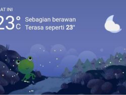 Cuaca Hari Ini, Menjadi Senin 27 Maret 2023, Medan Hujan Ringan