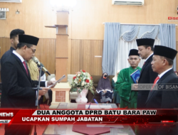 Dua Anggota DPRD Batu Bara PAW Ucapkan Sumpah Jabatan | Info Bisanews