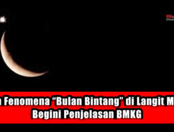 Heboh Fenomena “Bulan Bintang” di Langit Medan, Begini Penjelasan BMKG