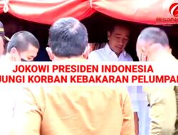 Jokowi Presiden Indonesia, Kunjungi Korban Kebakaran Pelumpang