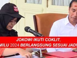 Jokowi Ikuti Coklit, Pemilu 2024 Berlangsung Sesuai Jadwal