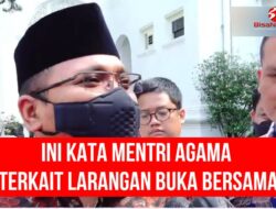Ini Kata Mentri Agama Terkait Larangan Buka Bersama