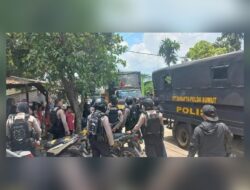 60 Personil Gabungan Polda Sumut Gerebek Tempat Perjudian di Jalan Jermal XV