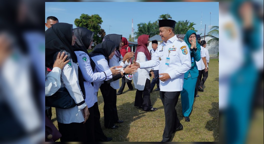 Bupati Batu Bara Ucapkan Minal Aidin Wal Faizin