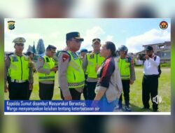 Saat Tinjau Jalur Wisata Tanah Karo, Kapolda Sumut Tindak Lanjuti Keluhan Warga Berastagi Terkait Sulitnya Air Bersih
