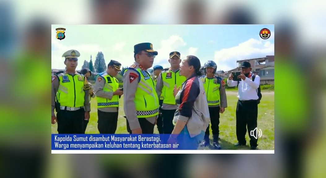 Saat Tinjau Jalur Wisata Tanah Karo, Kapolda Sumut Tindak Lanjuti Keluhan Warga Berastagi Terkait Sulitnya Air Bersih