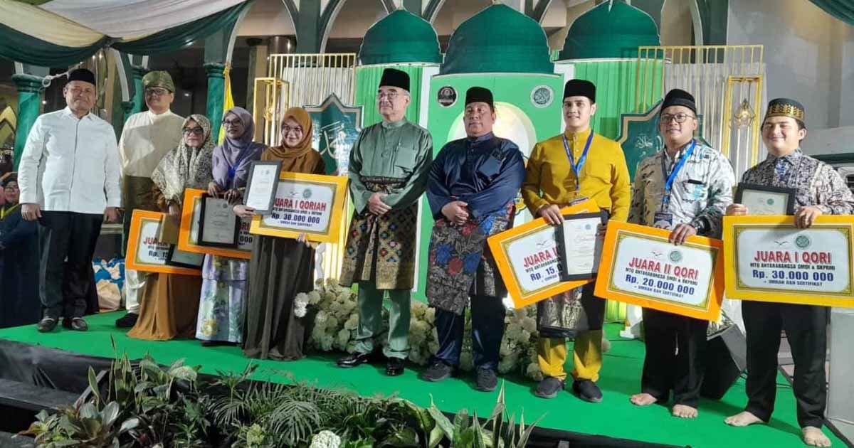Presiden DMDI Tutup MTQ Antarbangsa, Ini Pesan Tun Seri