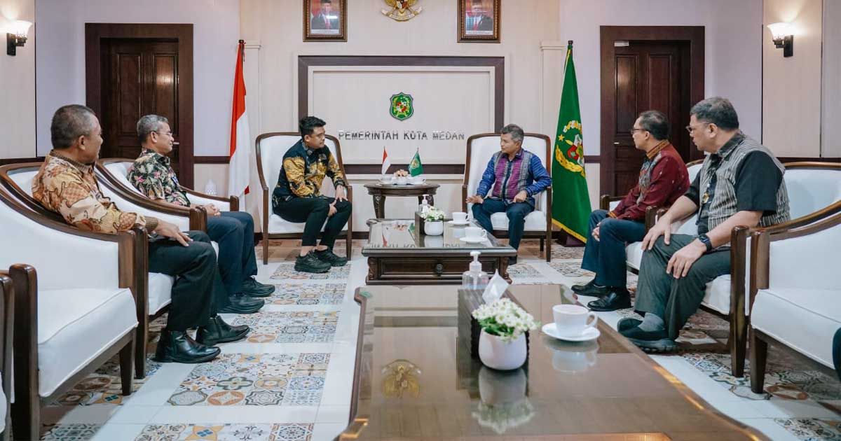 Kepala Perwakilan BI Sumut Pamitan Ke Wali Kota Medan