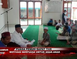 Puasa Penuh Dapat THR, BKM Masjid Taqwa  Berikan untuk Anak-anak