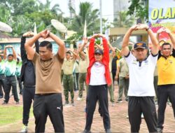 Pemkab Batu Bara Dan TNI-Polri Gelar Senam Bersama