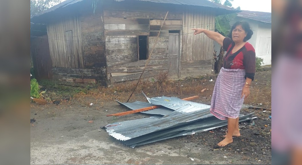 BPBD Lakukan Assessment Dampak Angin Puting Beliung di Simalungun