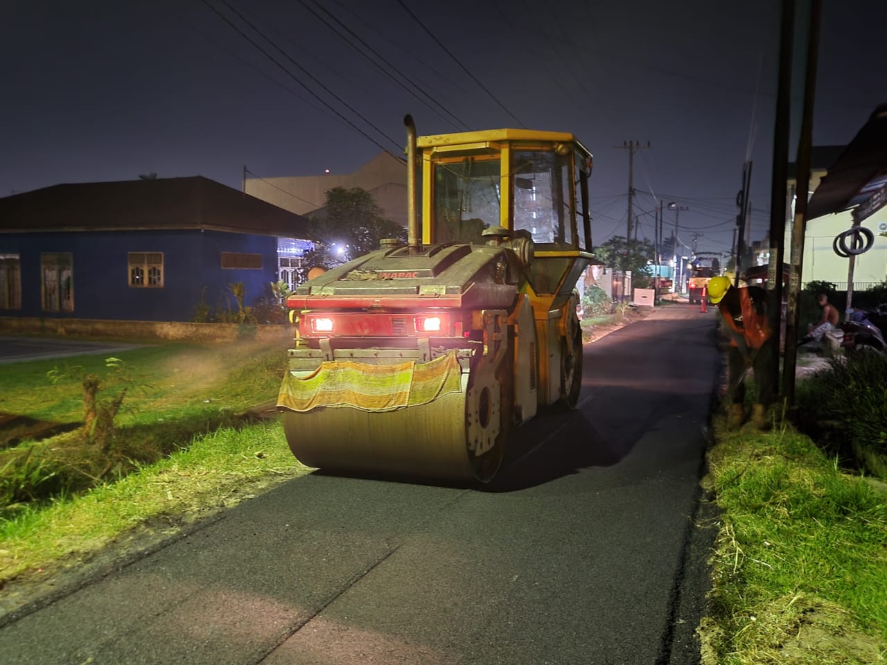 Jalan Marelan Tengah Diaspal