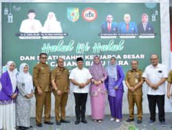 IDI Batu Bara Berhalalbihalal Ke Rumah Dinas Bupati