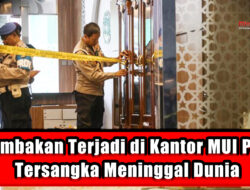 Penembakan Terjadi di Kantor MUI Pusat, Tersangka Meninggal Dunia