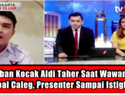 Jawaban Kocak Aldi Taher Saat Wawancara soal Caleg, Presenter Sampai Istigfar