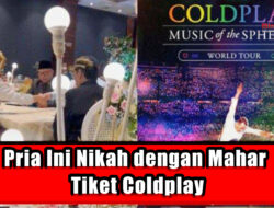 Pria Ini Nikah dengan Mahar Tiket Coldplay